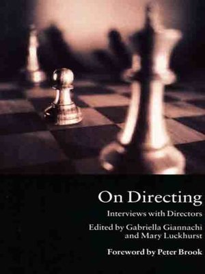 cover image of On Directing